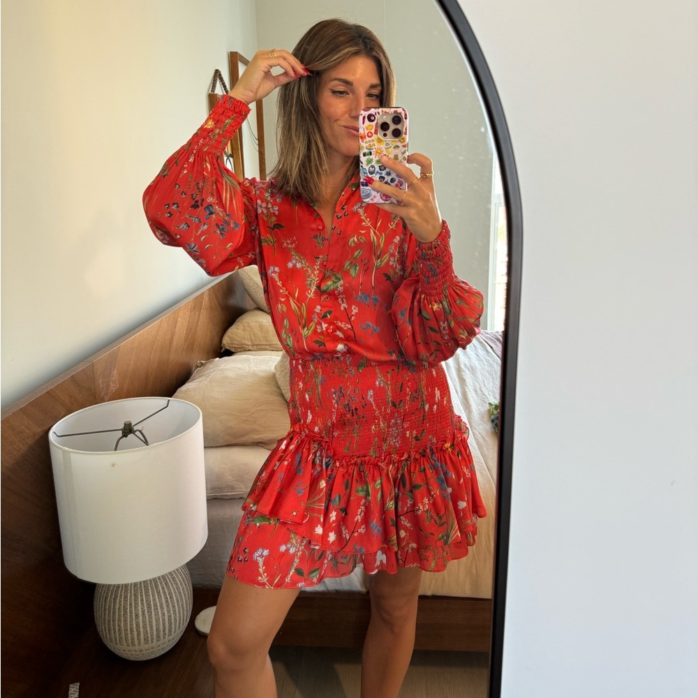 Alexis smocked Shirtdress